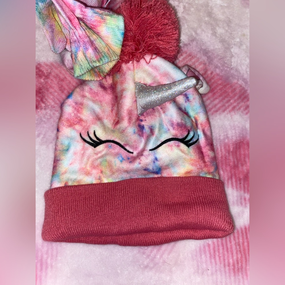 Girls Hat and glove set